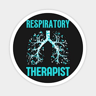 Respiratory Therapist Cyan Lung Magnet